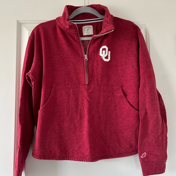 OU Quarter-zip Pullover - Picture 1 of 4